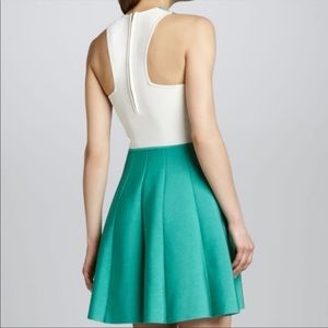 PARKER Summer Green Stretchy Dress